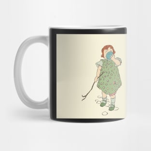 Young girl on an adventure Mug